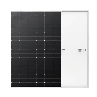 모노크리스털 실리콘 420W-440W 롱이 PV 패널 태양광 시스템을 위한 블랙 태양전지
