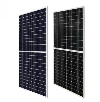 555W 단결성 태양 전지 패널 4.0mm2 케이블 및 애노디제 알루미늄 합금 프레임