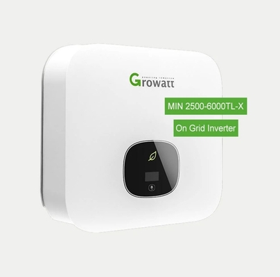 주거용 Growatt MIN 2500-6000 TL-X 6KW 2 MPPT 단일 단계 온 그리드 PV 태양광 인버터