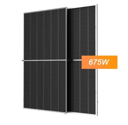 210mmx210mm 셀 크기 GLD-710N 675W-710W 태양 에너지용 양면 스마트 태양 모듈