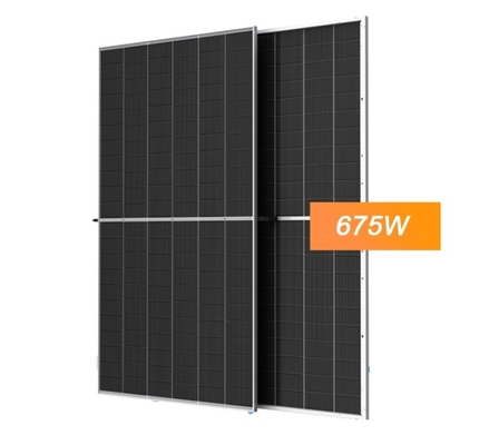 GLD-700NBDG 675W-700W 태양광 발전 시스템용 일분 결정적 실리콘 셀 태양 전지 패널