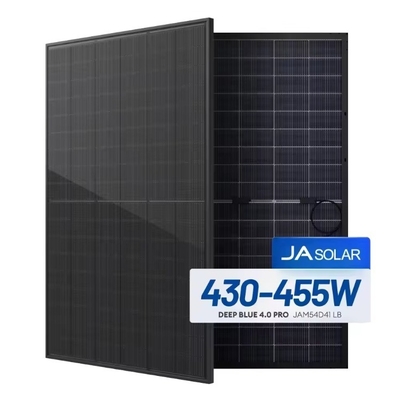 JA 태양 전지 모듈 N형 JAM54D41 LB 모노 전면 흑색 양면 430W 435W 440W 445W 450W 455W PV 태양 전지 패널