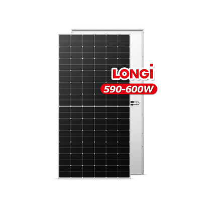 롱기 하이-모 X6 과학자 단결 결정 모듈 태양 에너지 시스템용 태양 전지 590W