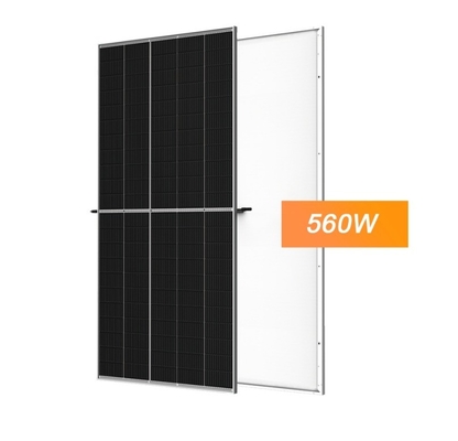 안오디제 알루미늄 합금 프레임 주거용 태양 전지 패널 550W 단면 182mm 셀