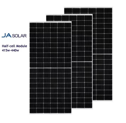 JA 태양 전지 패널 Deep Blue3.0 JAM54S30 LR 182mm 반 컷 셀 PV 태양 전지 모듈 415W-440W