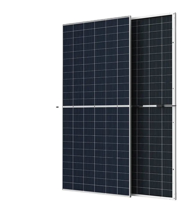 144 셀 N-TYPE 단 결정 모듈 양면 태양 전지 패널 580W 진코 쌍 유리